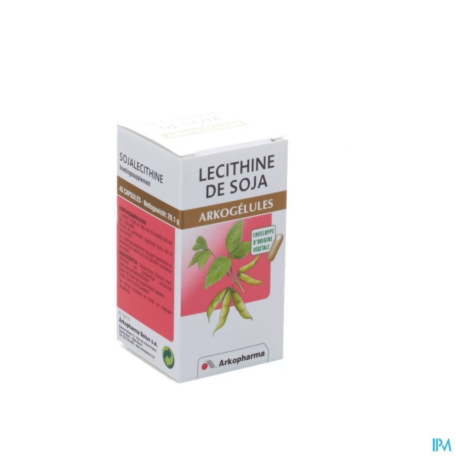 Arkogelules Lecithin Soja Vegetal 45