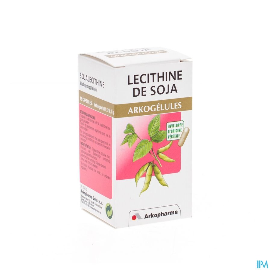 Arkogelules Lecithin Soja Vegetal 45
