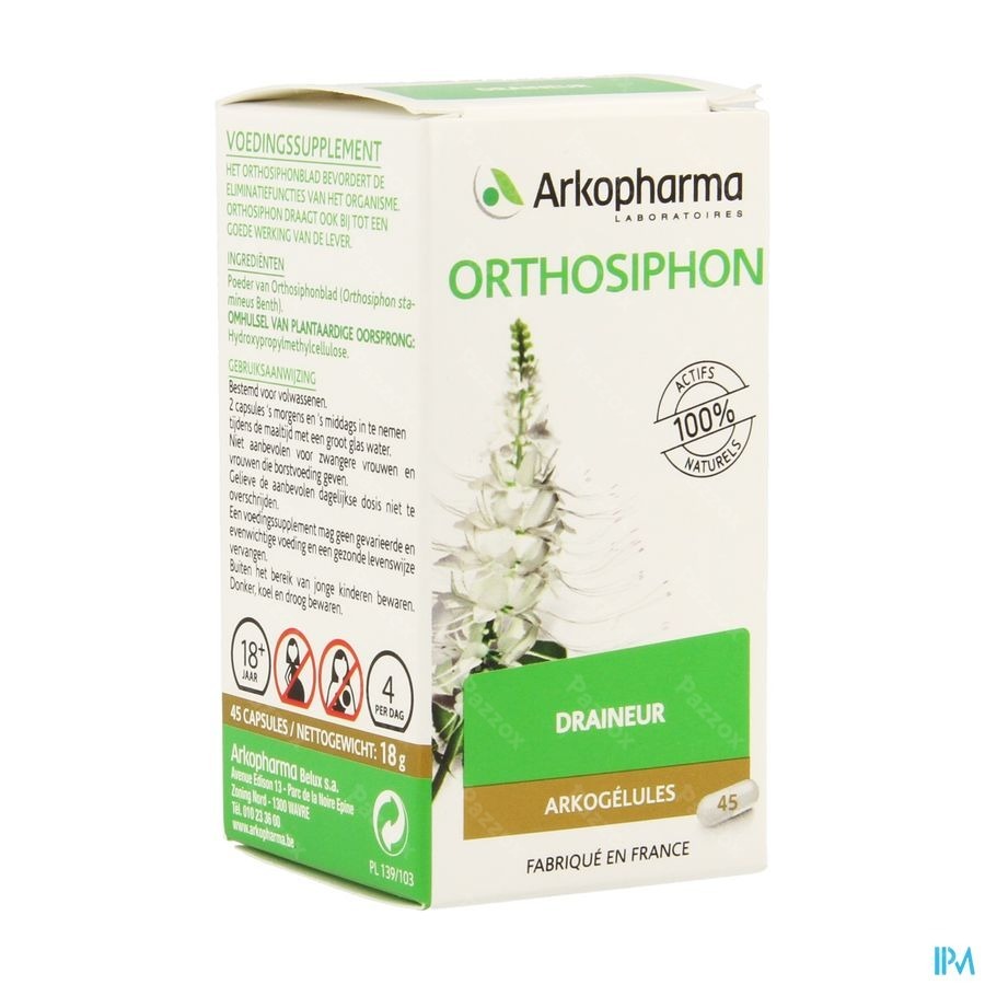 Arkogelules Orthosiphon Vegetal 45