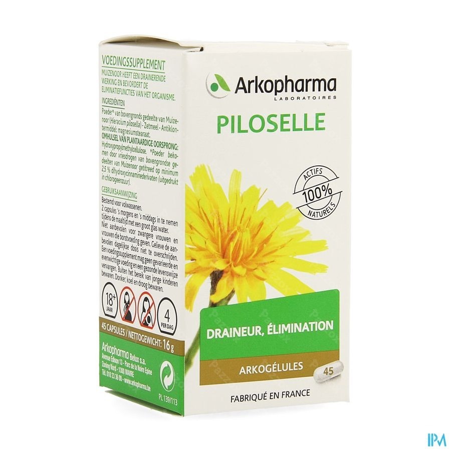 Arkogelules Piloselle Vegetal 45