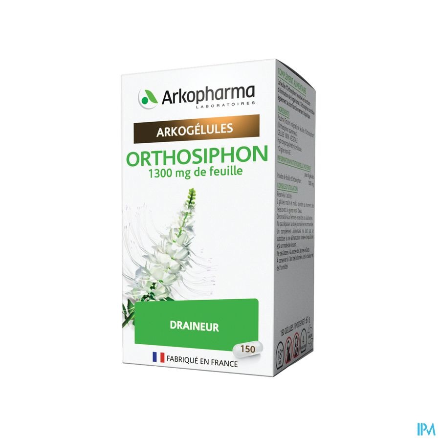 Arkogelules Orthosiphon Vegetal Caps 150