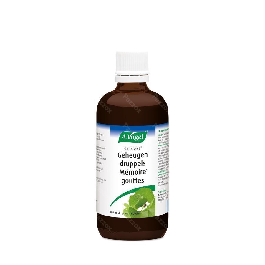 A.Vogel Geriaforce gouttes mémoire 100 ml