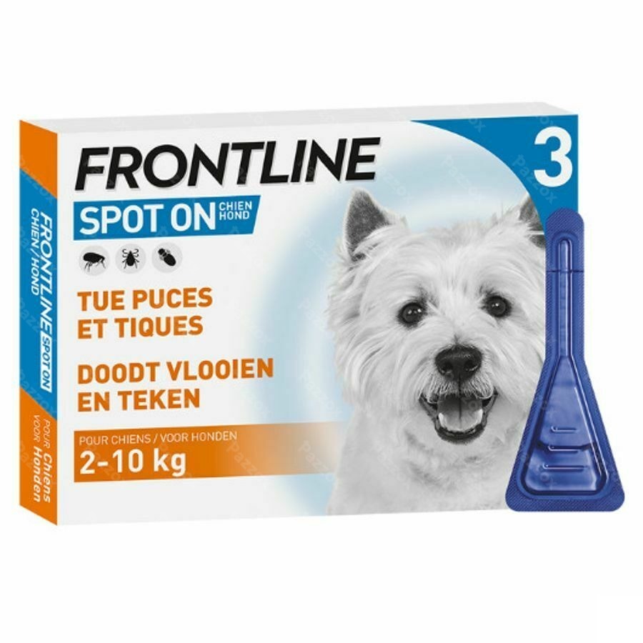 Frontline Spot On Chien 2-10kg Pipet 3x0,67ml