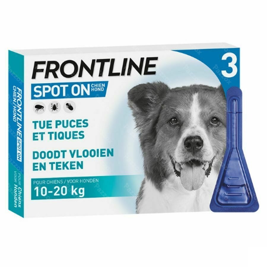 Frontline Spot On Chien 10-20kg Pipet 3x1,34ml