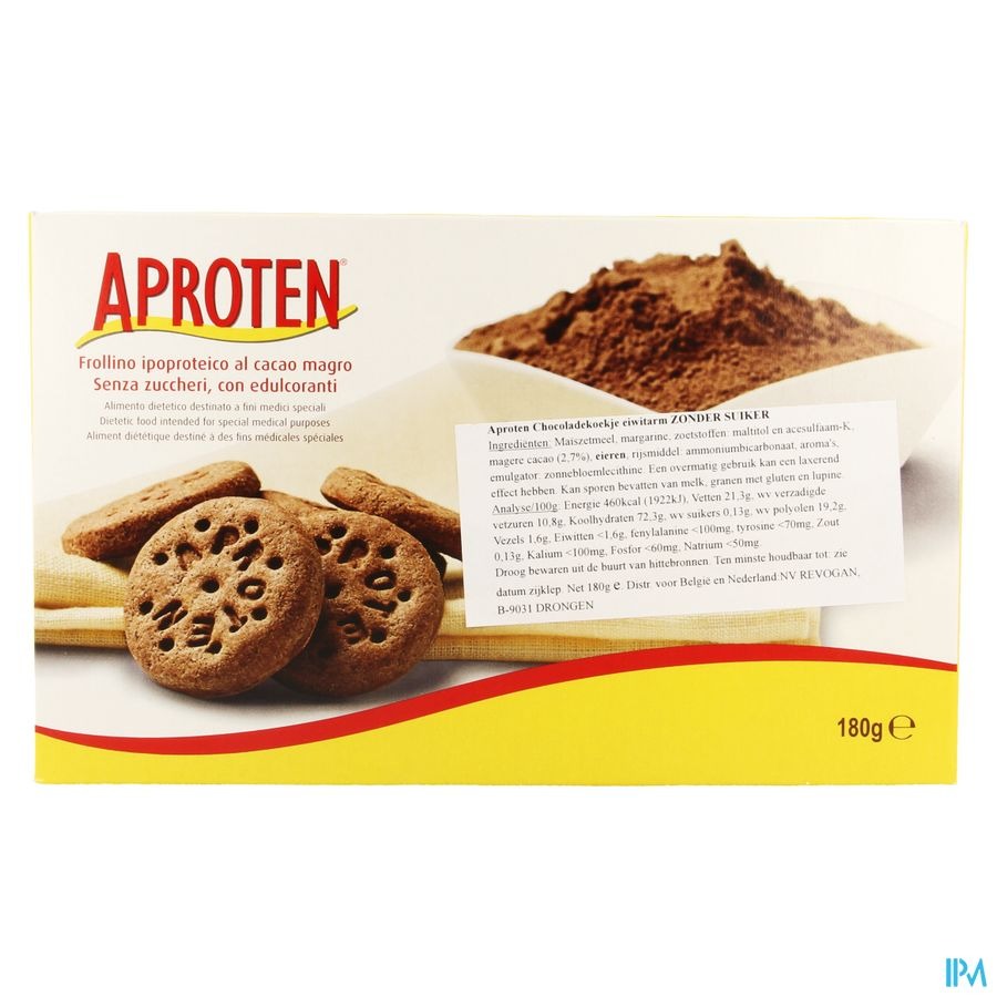 Aproten Biscuit Chocolat 180g 5466 Revogan
