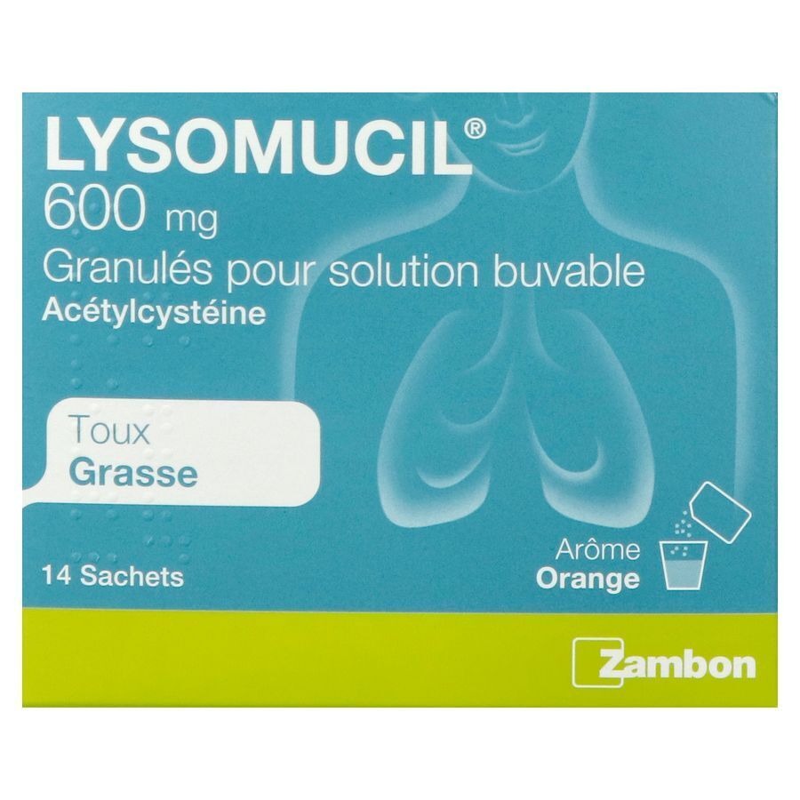Lysomucil 600 Gran Sach 14 X 600mg