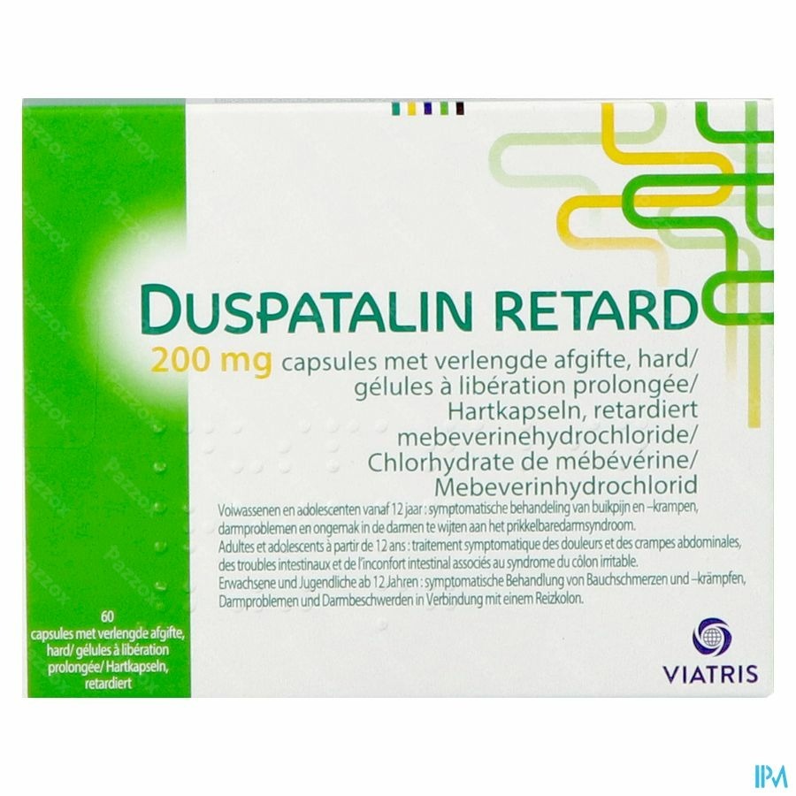 Duspatalin Retard 200 Caps 60x200mg