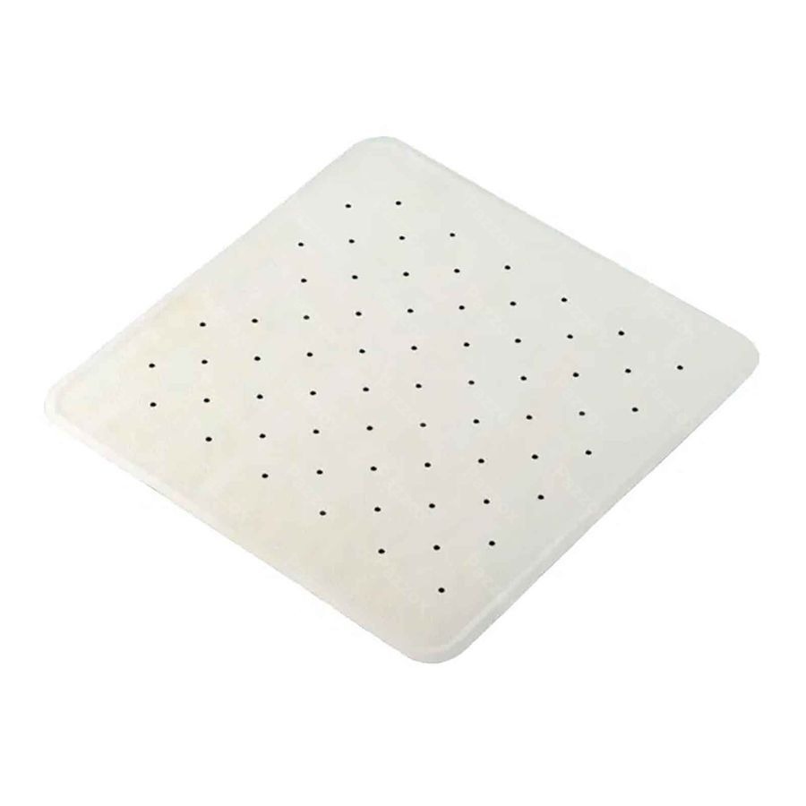 Tapis Bain-douche Ctc A/derap. Blanc 76x35,5cm
