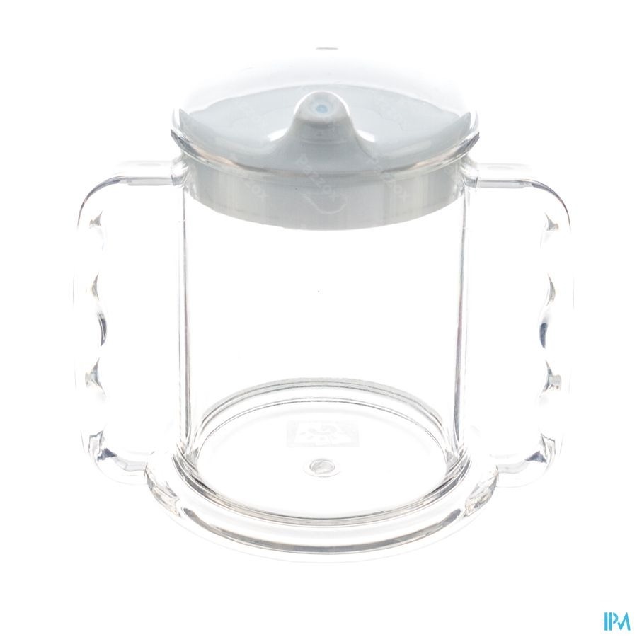 Gobelet Transp + 2 Poignees Stand. 285ml Homecraft