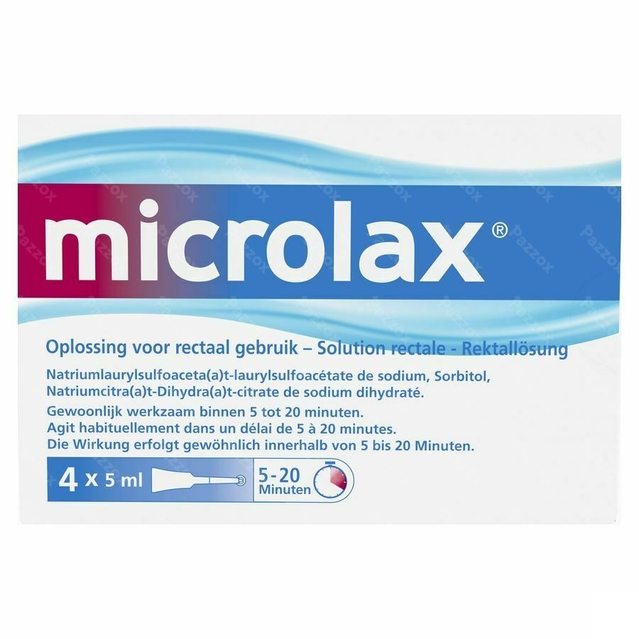 Microlax Microlavement 4 x 5ml