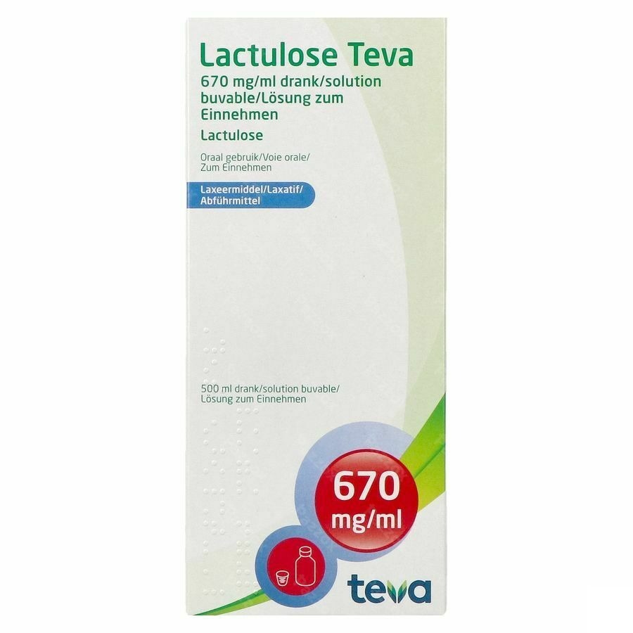 Lactulose Teva Sol Per Os 500ml
