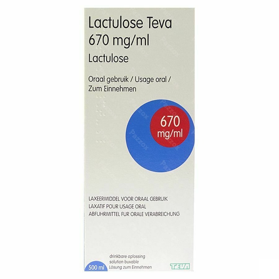 Lactulose Teva Sol Per Os 500ml