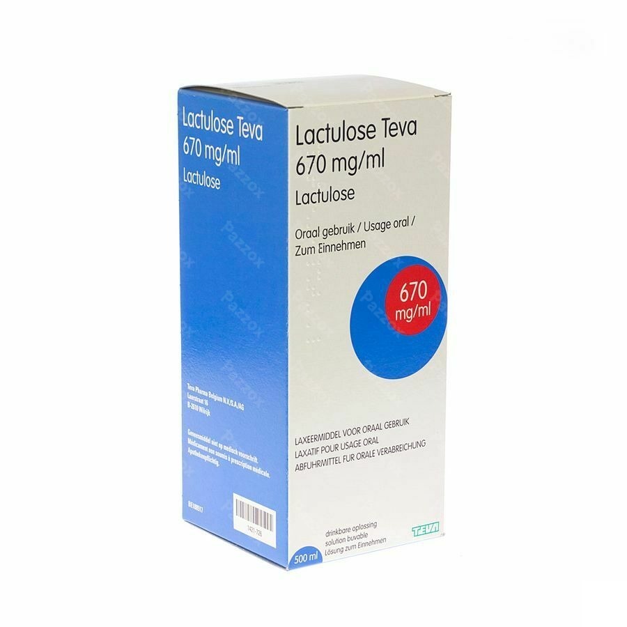 Lactulose Teva Sol Per Os 500ml