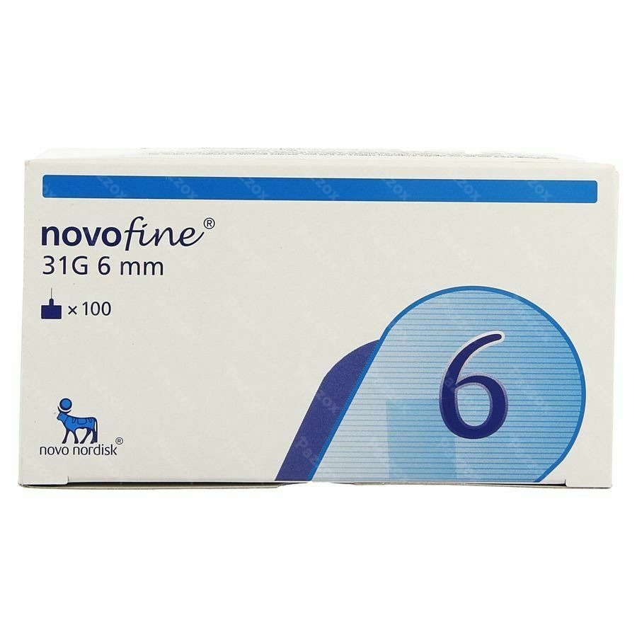 Novofine Aig Ster 6mm/31g 100 Pc