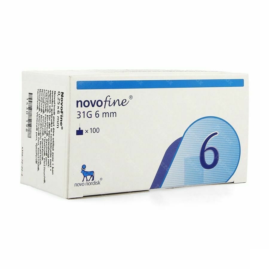 Novofine Aig Ster 6mm/31g 100 Pc