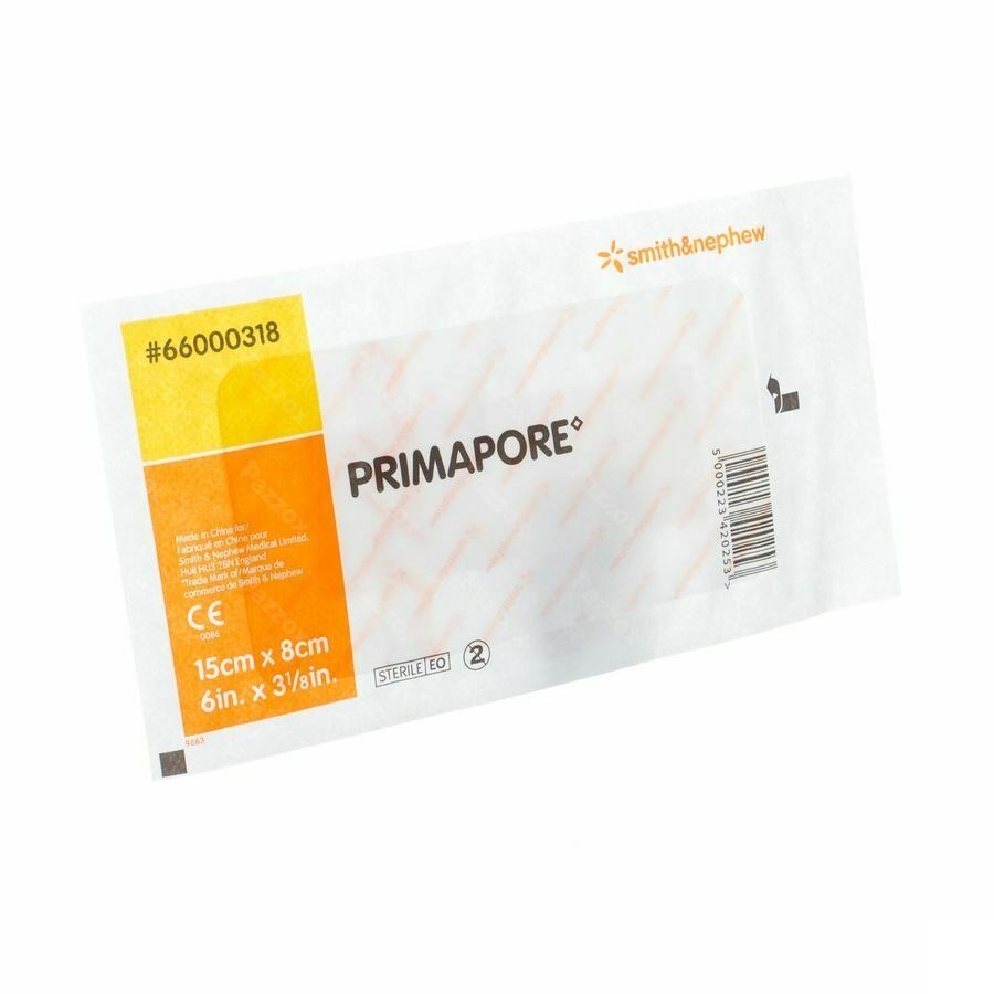 Primapore S&n Pans Post-op 15cmx 8cm 1 66000318