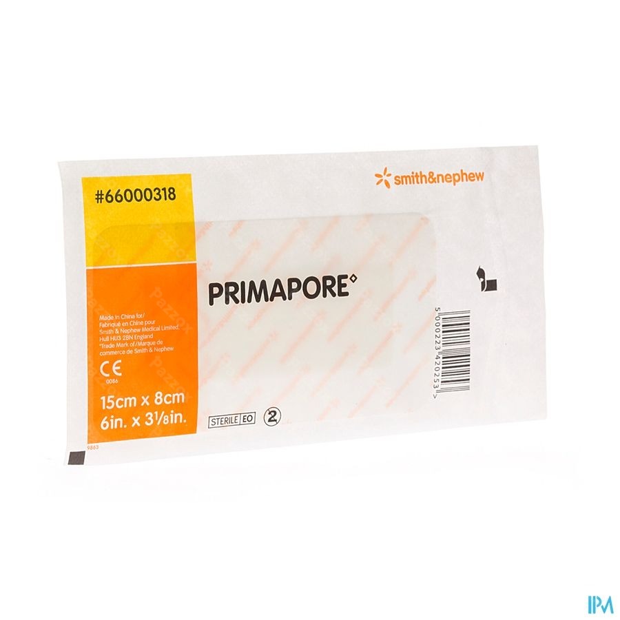 Primapore S&n Pans Post-op 15cmx 8cm 1 66000318