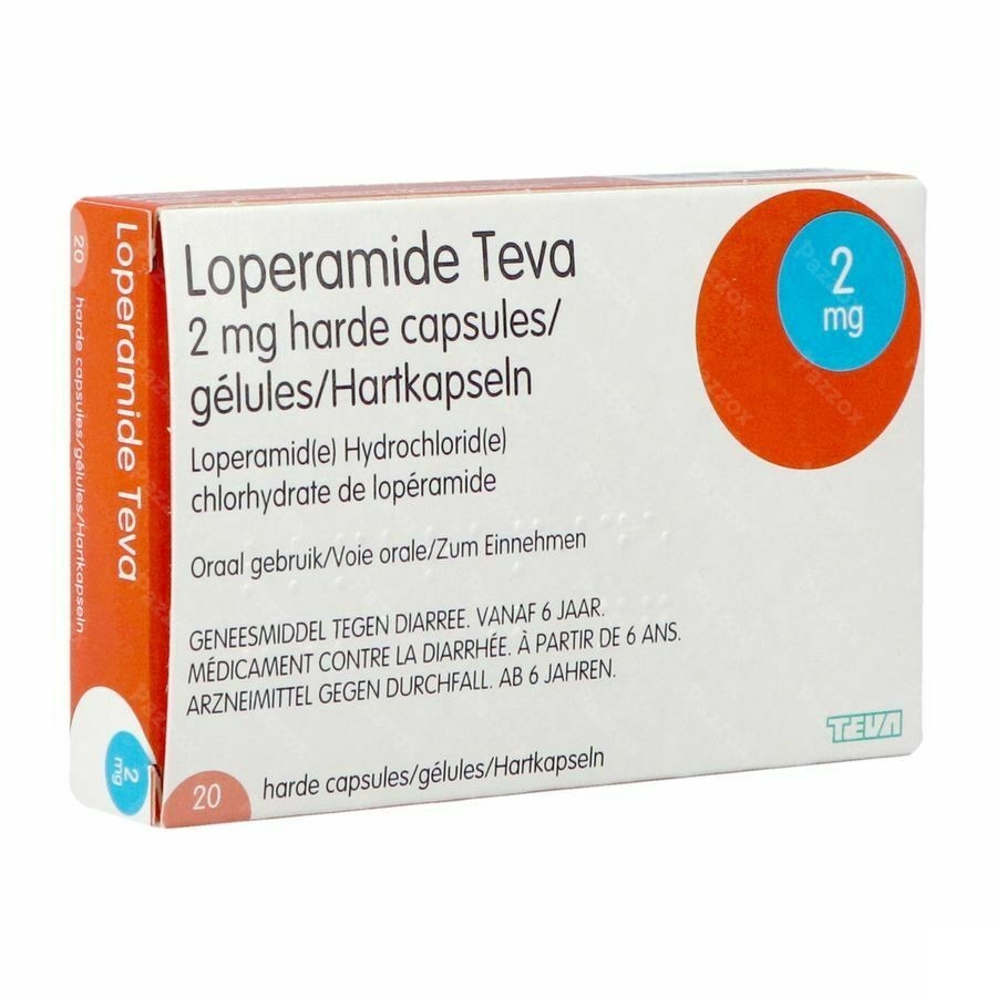 Loperamide Teva Caps 20 X 2mg