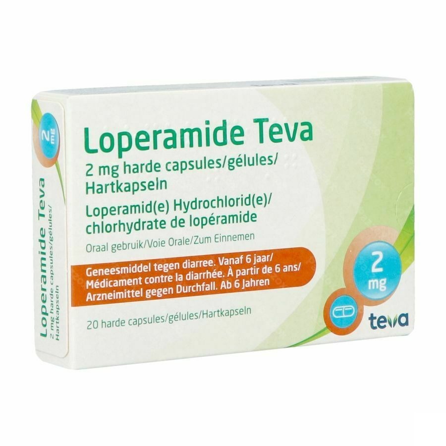 Loperamide Teva Caps 20 X 2mg