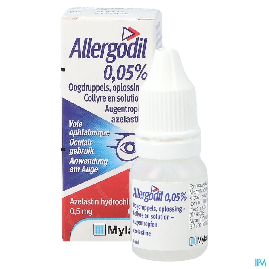 Allergodil 0,05% Collyre 6ml
