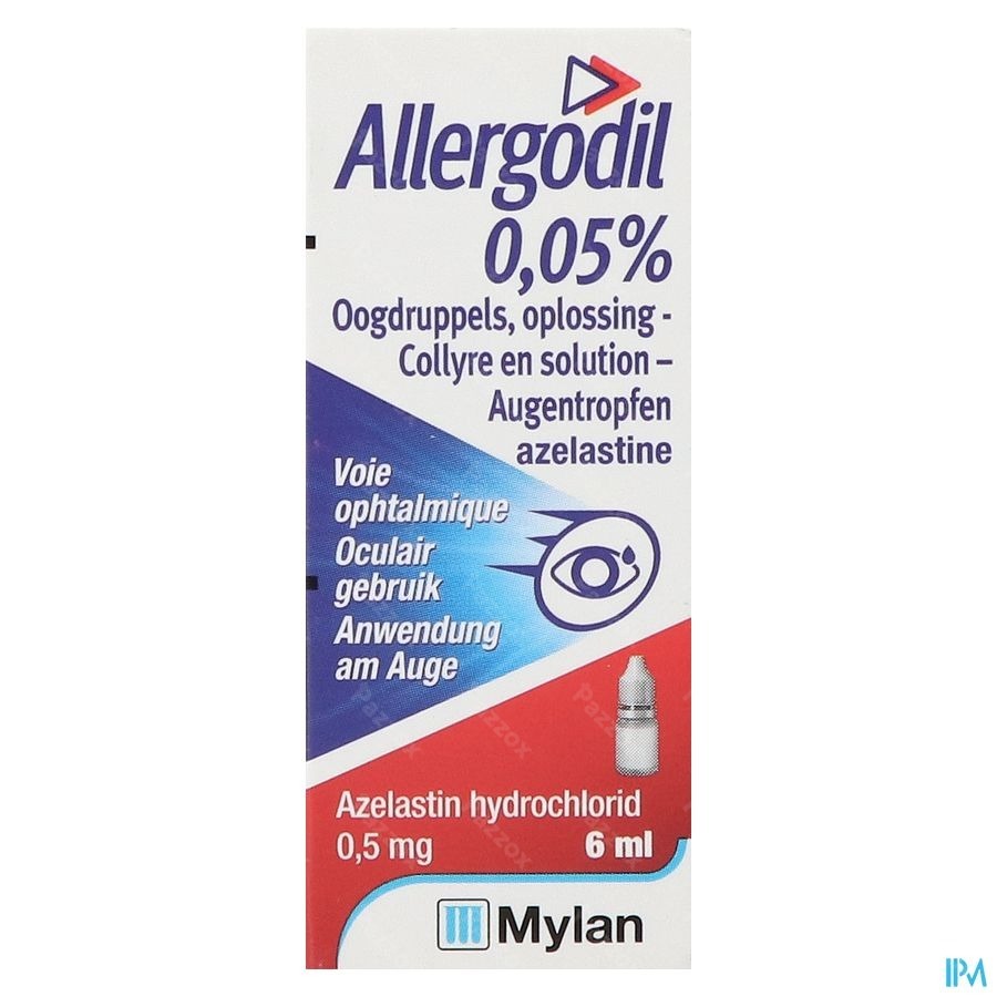 Allergodil 0,05% Collyre 6ml