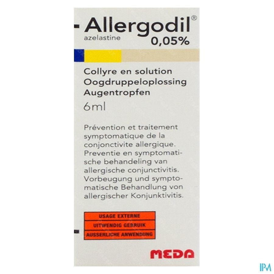 Allergodil 0,05% Collyre 6ml