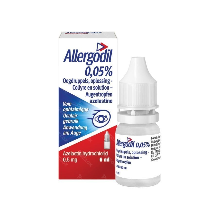 Allergodil 0,05% Collyre 6ml