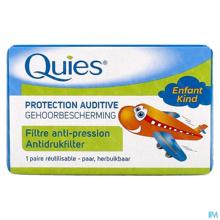 Quies Protection Auditive Avion Enfant 1 Paire