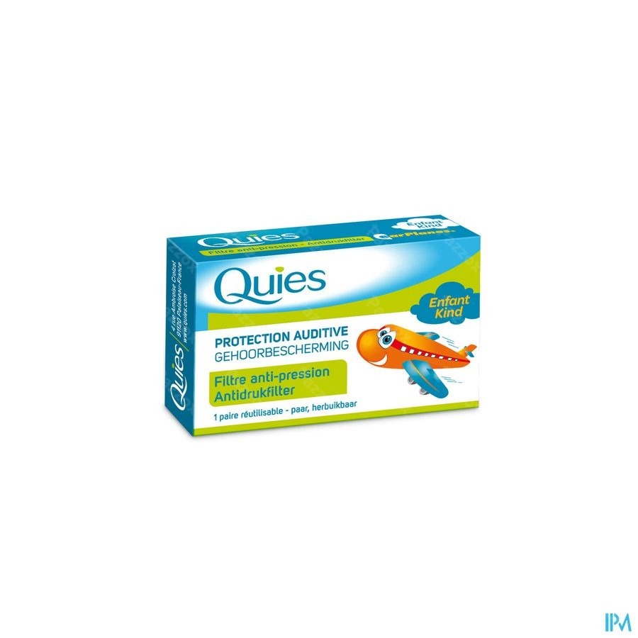 Quies Protection Auditive Avion Enfant 1 Paire