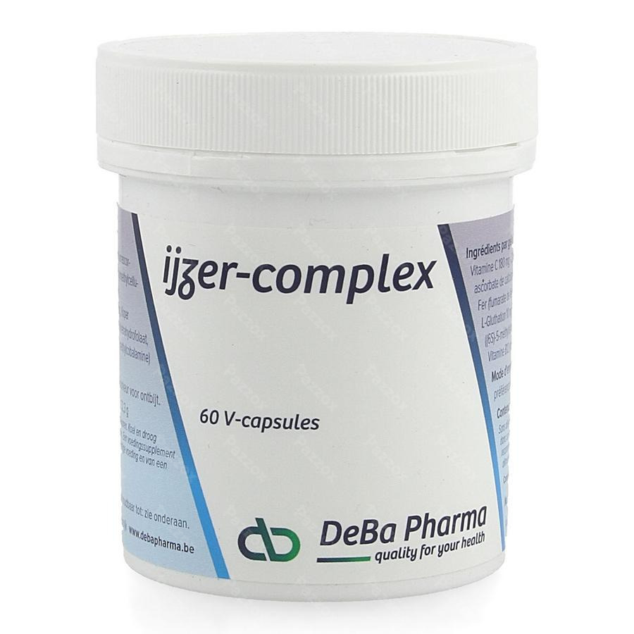 Fer Complex Vegetat. Caps 60x25mg Deba