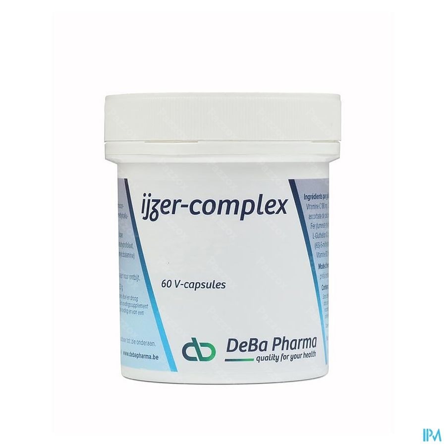 Fer Complex Vegetat. Caps 60x25mg Deba