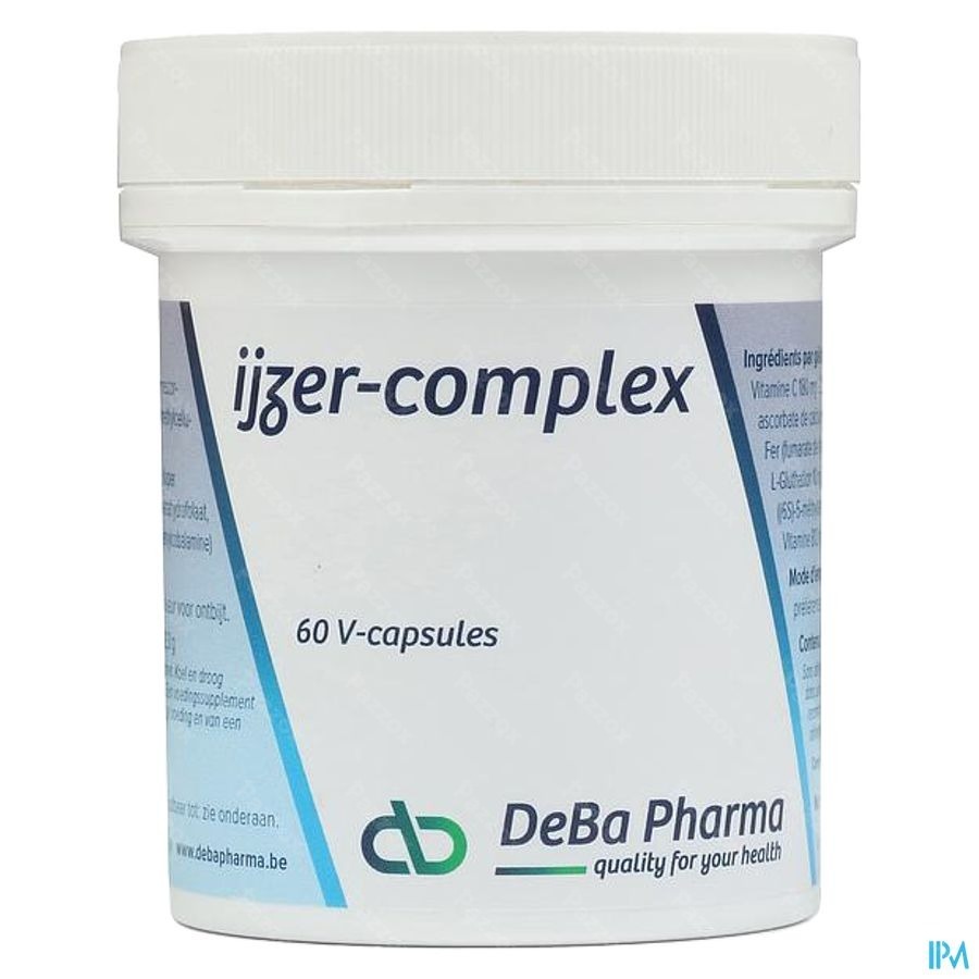 Fer Complex Vegetat. Caps 60x25mg Deba