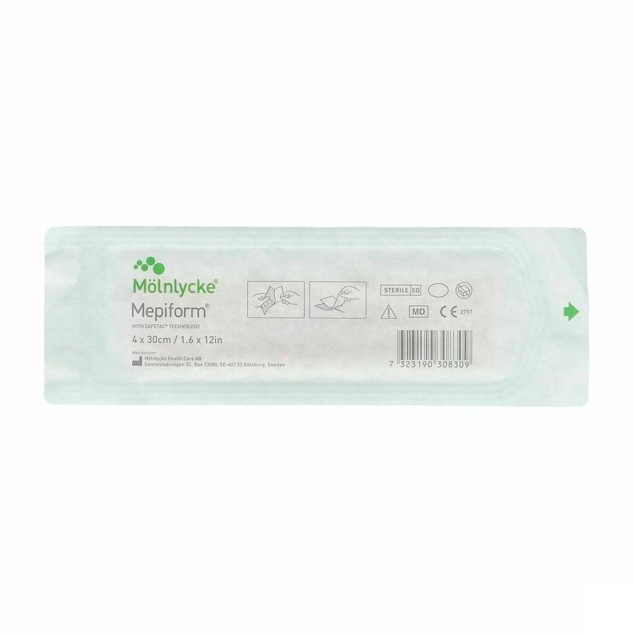 Mepiform Pans Adh A/cicat. Ster 4x30,0cm 1 293100