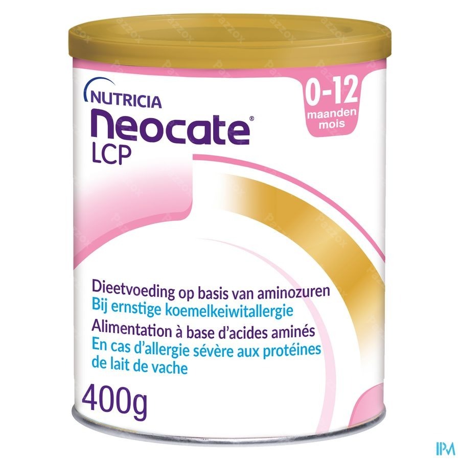 Neocate LCP Lait En Poudre Pour Nourrissons Allergiques 0-12 Maanden 400g
