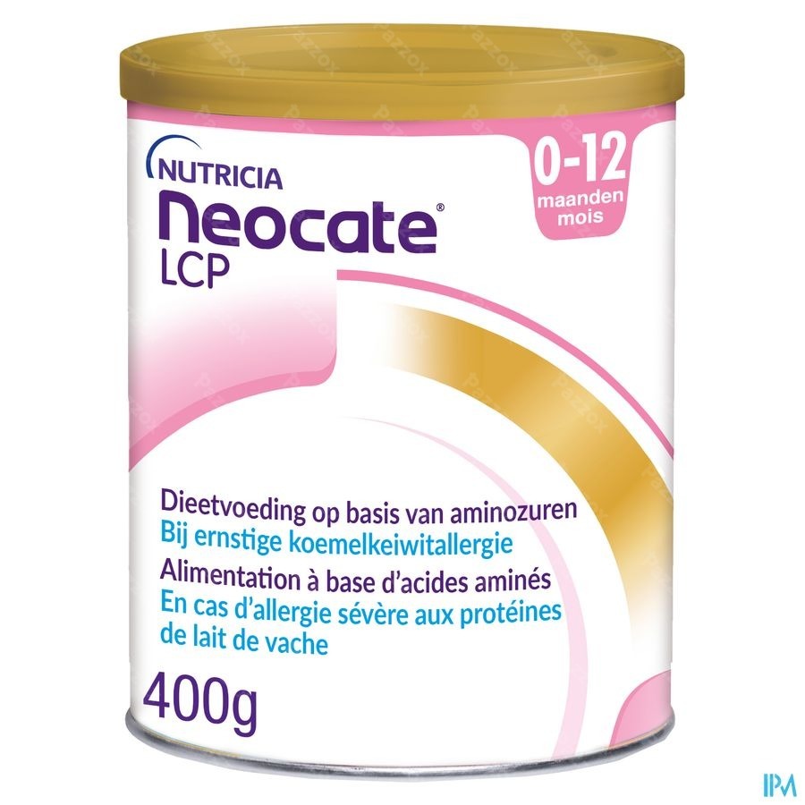 Neocate LCP Lait En Poudre Pour Nourrissons Allergiques 0-12 Maanden 400g