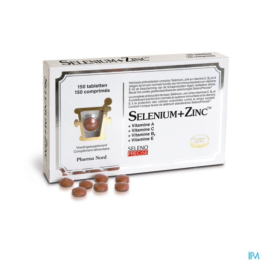 Selenium+Zinc 150 Comprimés