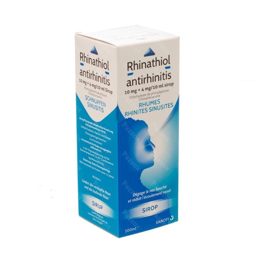 Rhinathiol Antirhinitis Sirop 200ml