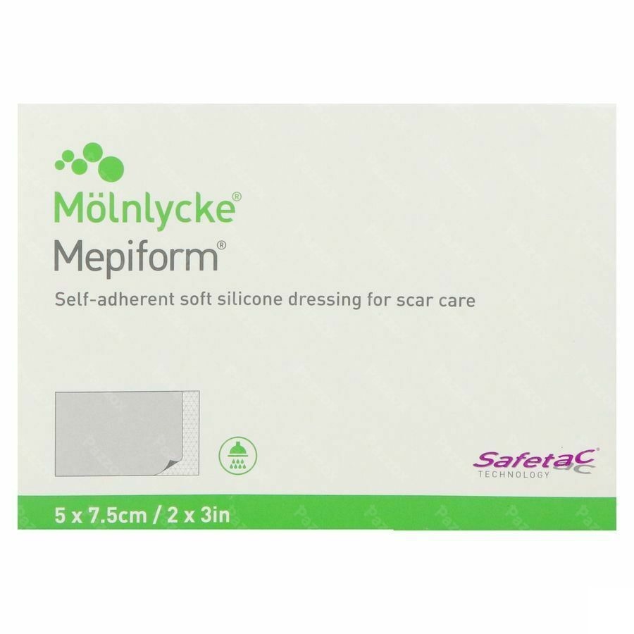 Mepiform Pans Adh A/cicat. Ster 5x 7,5cm 5 293200