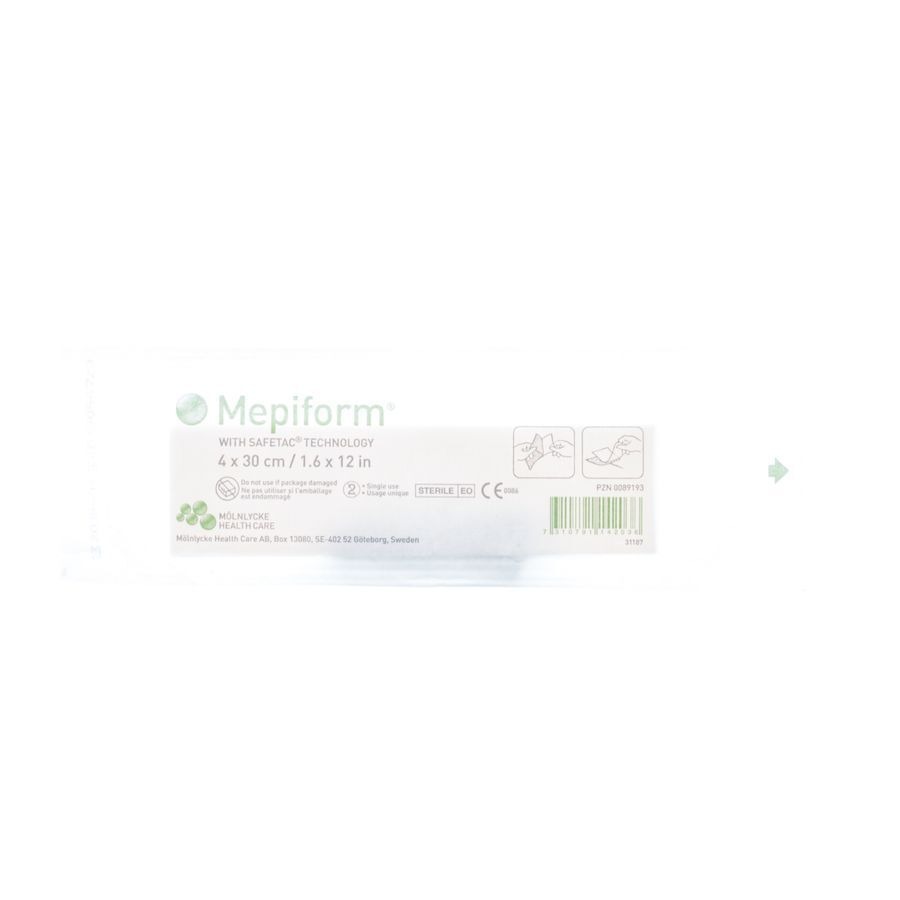 Mepiform Pans Adh A/cicat. Ster 4x30,0cm 5 293100