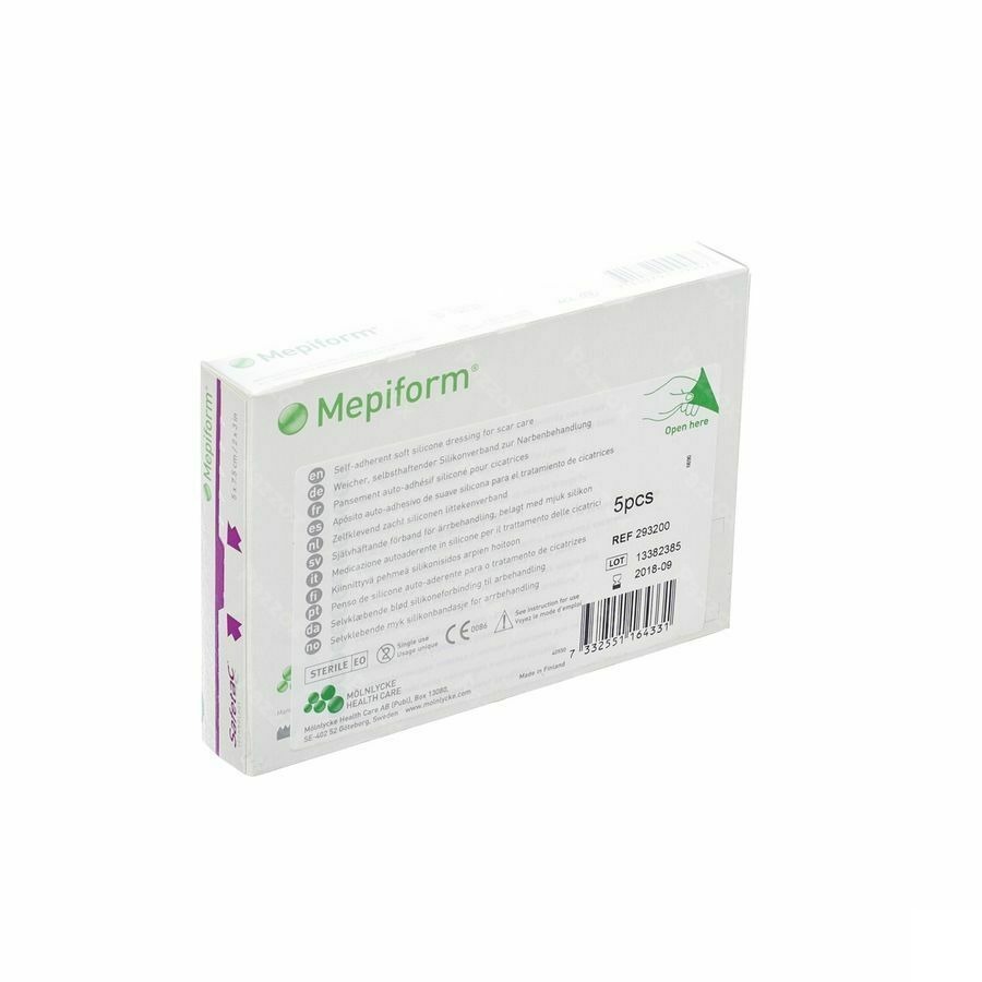 Mepiform Pans Adh A/cicat. Ster 5x 7,5cm 5 293200