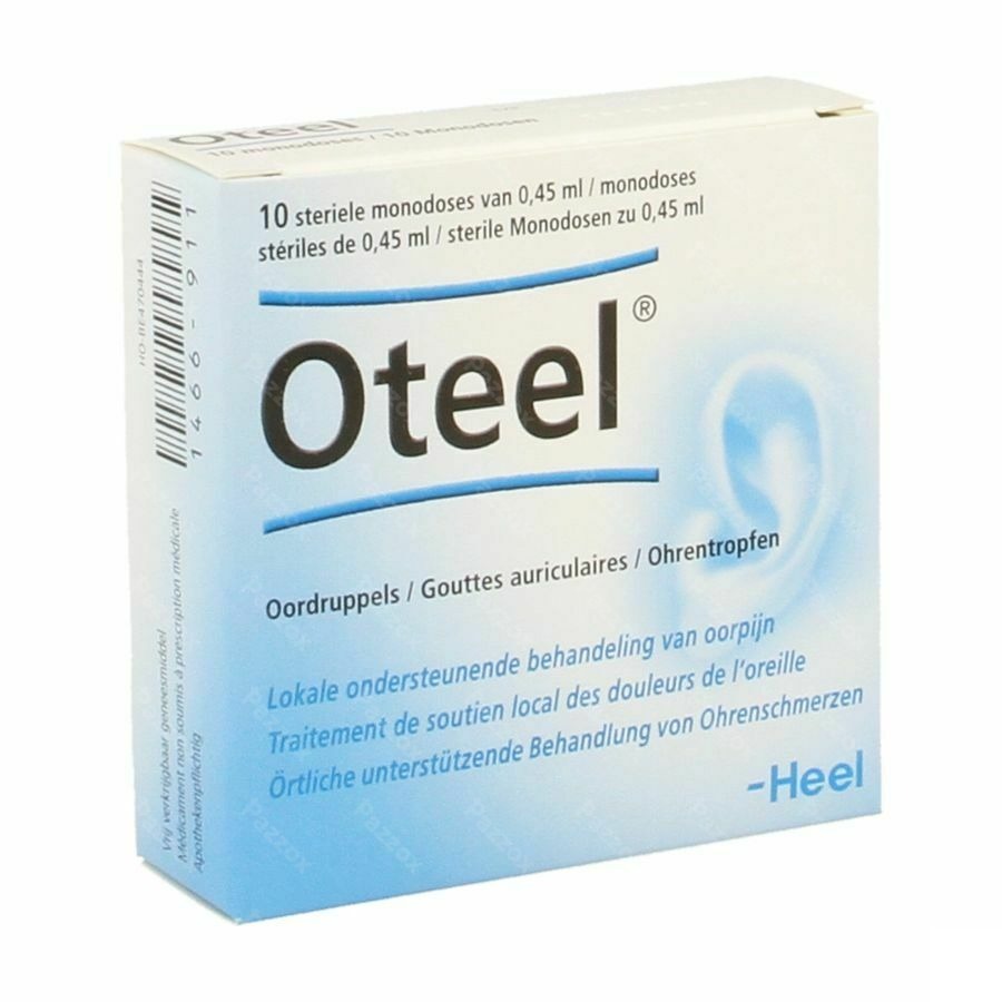 Oteel Gutt Auriculaires 10x0,45ml Heel