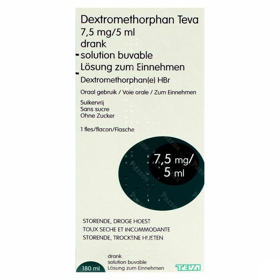 Dextromethorphan Teva Sol Per Os 180ml