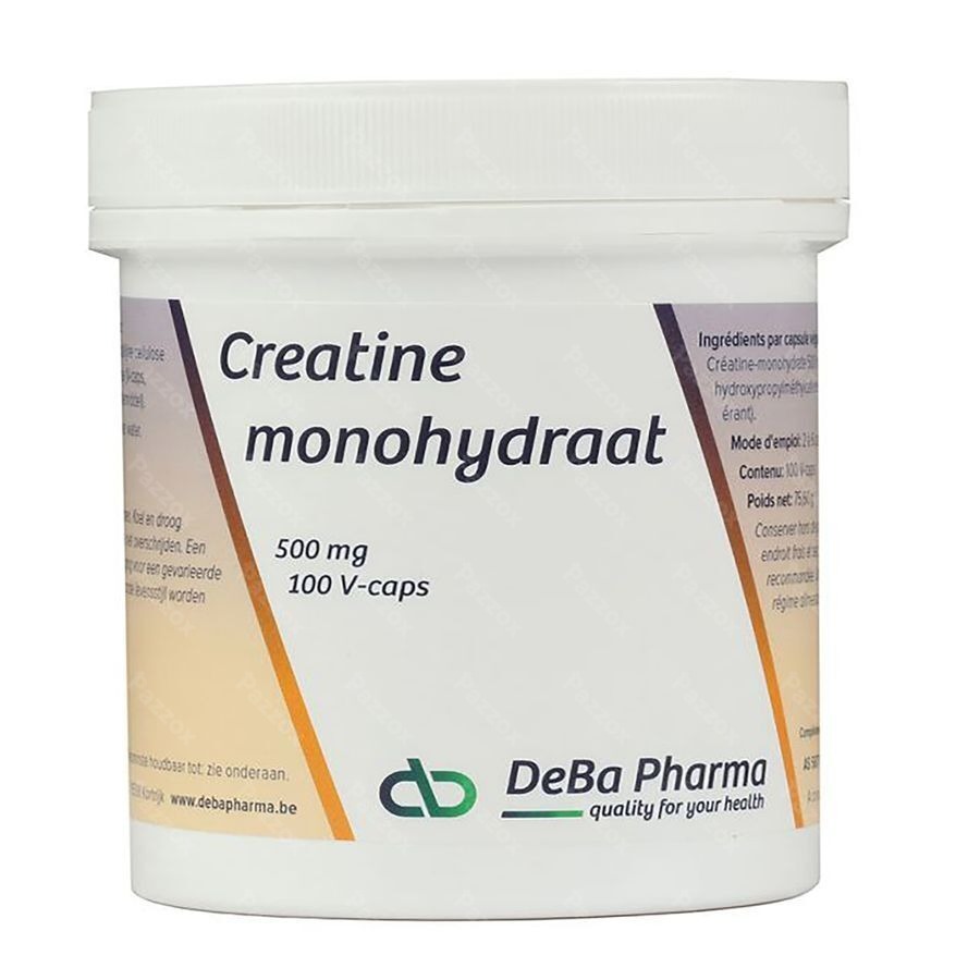 Creatine Monohydrate Caps 100x500mg Deba