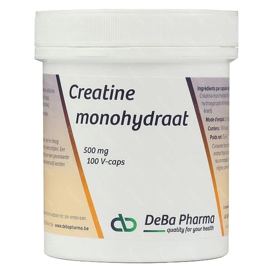 Creatine Monohydrate Caps 100x500mg Deba