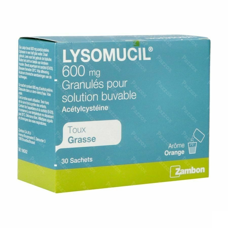 Lysomucil 600 Gran Sach 30 X 600mg