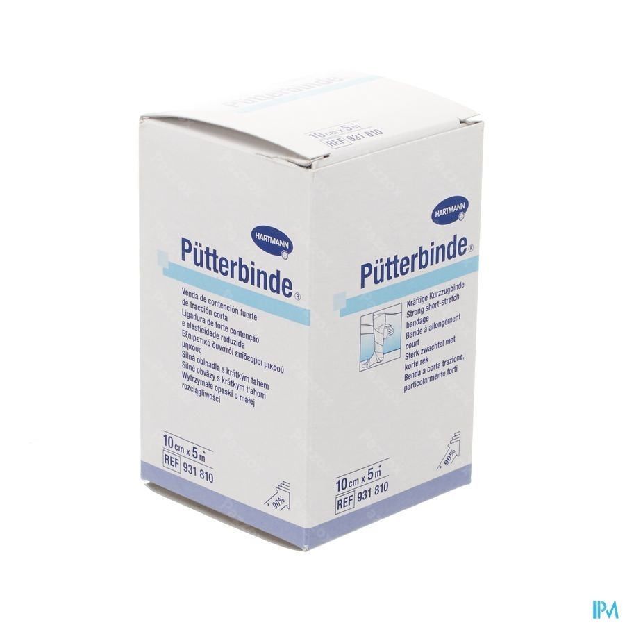 Putterbinden 10cmx5m 1 P/s