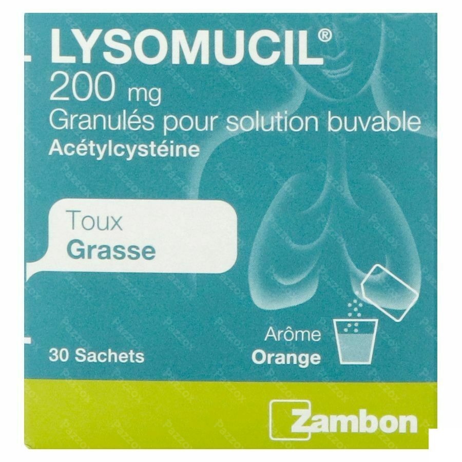 Lysomucil 200 Gran Sach 30 X 200mg