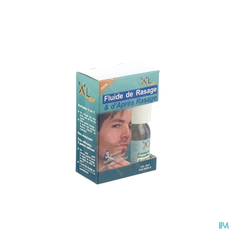 Xlor Fluide De Rasage & Apres Rasage 2en1 Classic Au Menthol 30ml 30ml