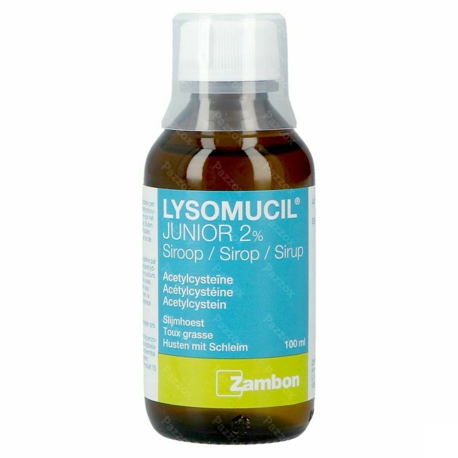 Lysomucil Junior 2% Sirop 100ml