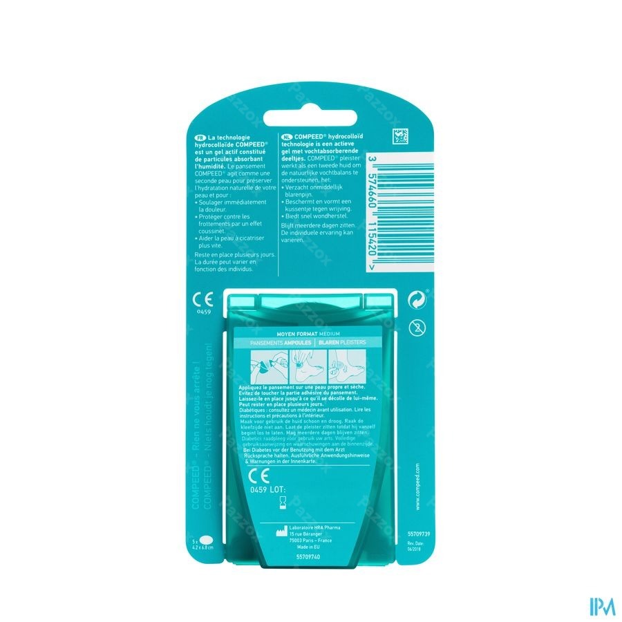 Compeed Pansement Ampoules Medium 5